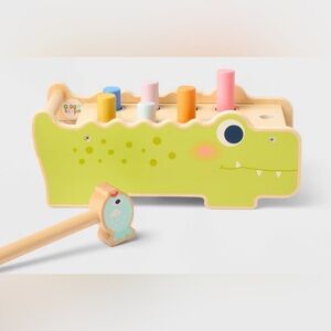 Alligator Pounding Bench Toy, Missing Mallet